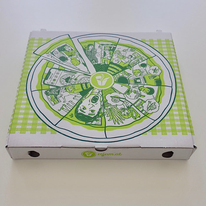 Pizzakartons "Italian Model"  - 100 Stück - 40cm Durchmesser