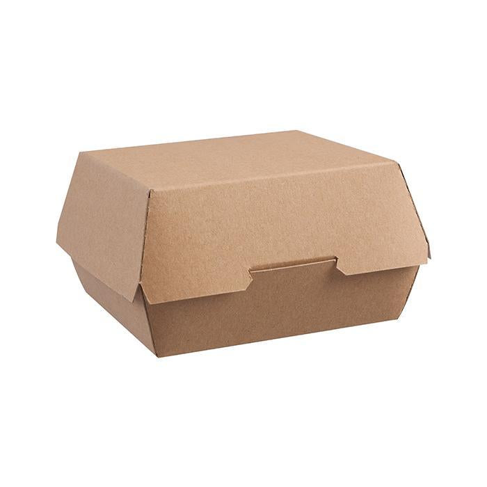 JFC - Burger box mit Klappdeckel (Kraftpapier) - 200 Stück