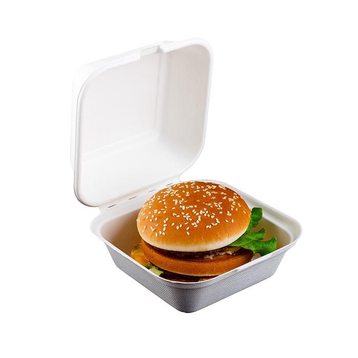 BIO Burgerbox weiß - 600 Stück
