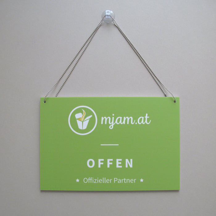 Türschild "Offen/Geschlossen" (kostenlos!)